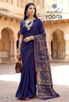 Yogita Vol 2 By Lt Fandy Satin Foil Printed Saree Exporters In India
